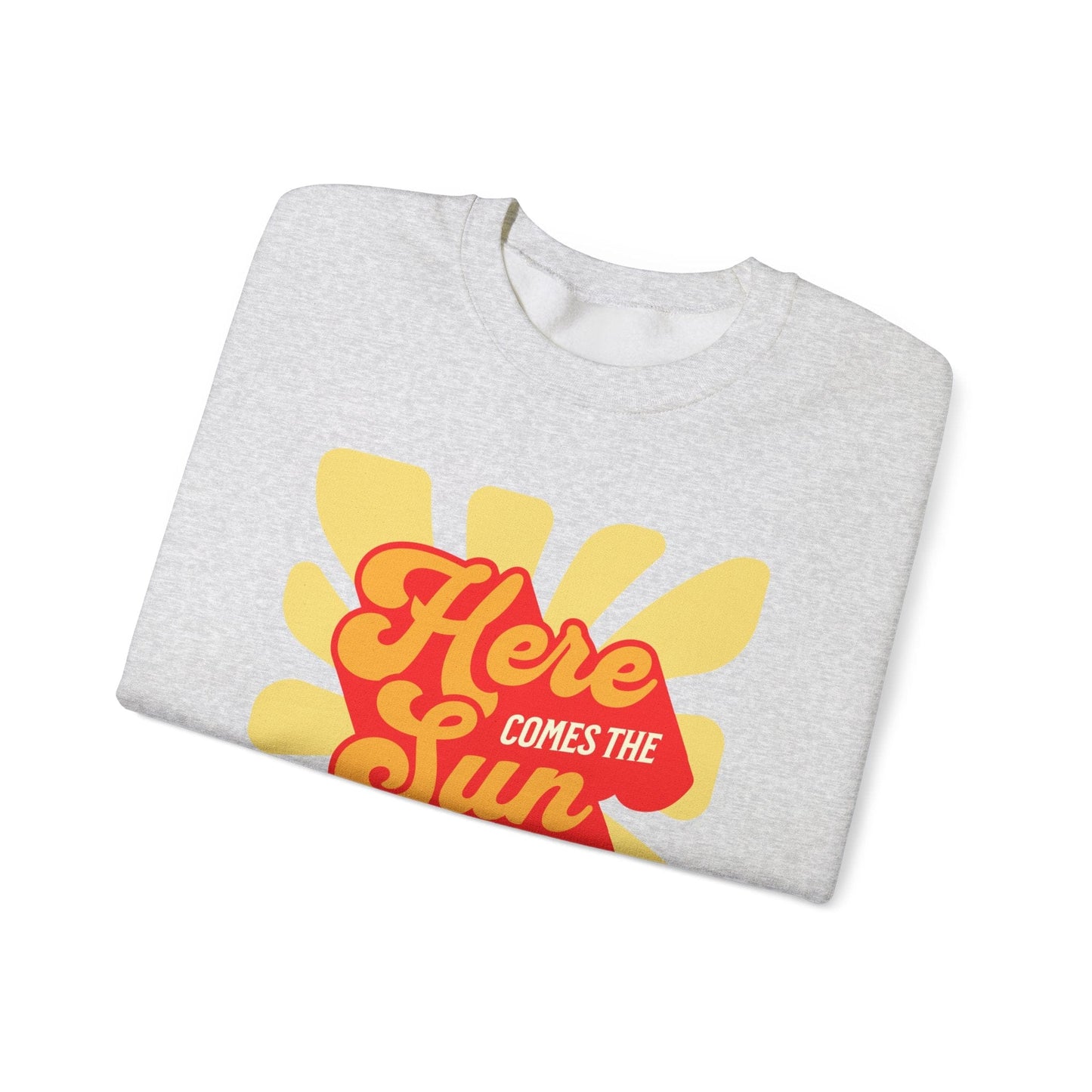 Here Comes the Sun – Retro Sunburst Sweatshirt