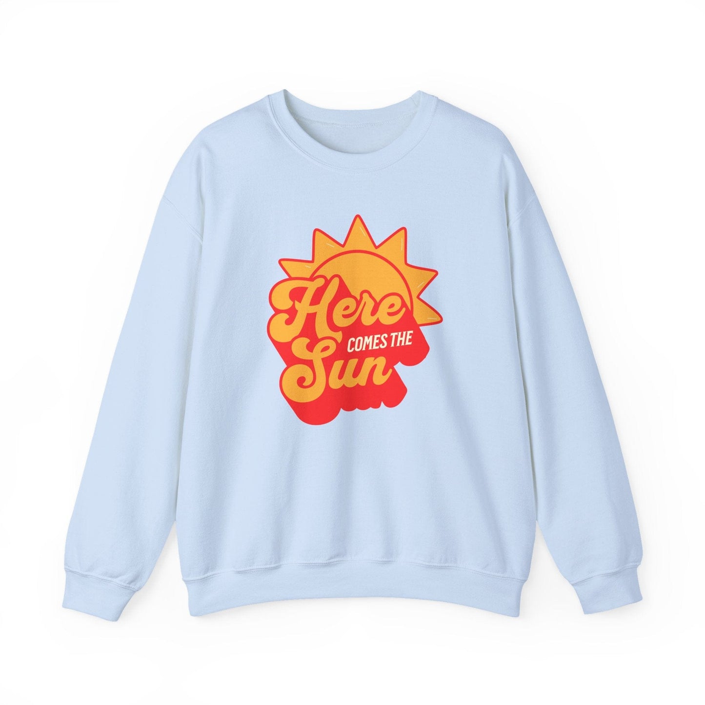Here Comes the Sun – Retro Sunshine Sweatshirt