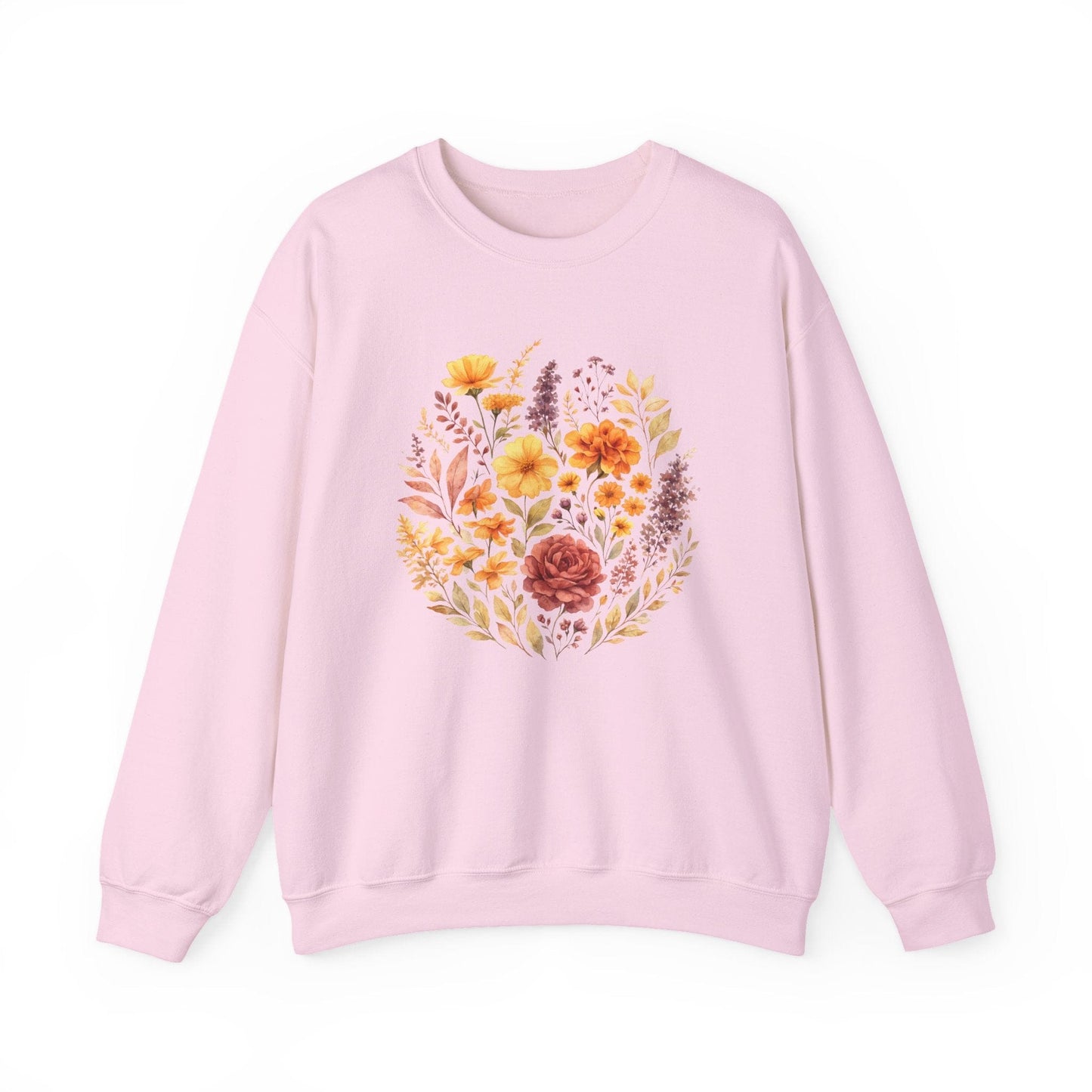 Soft Spring Floral Bouquet Shirt | Watercolor Wildflower Sweatshirt