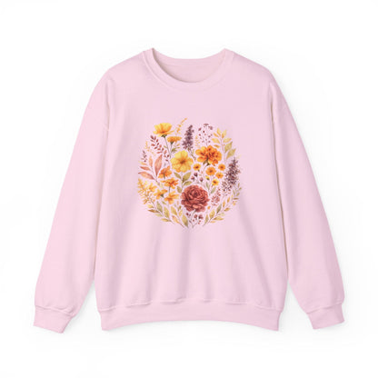Soft Spring Floral Bouquet Shirt | Watercolor Wildflower Sweatshirt