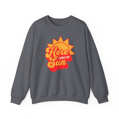Here Comes the Sun – Retro Sunshine Sweatshirt