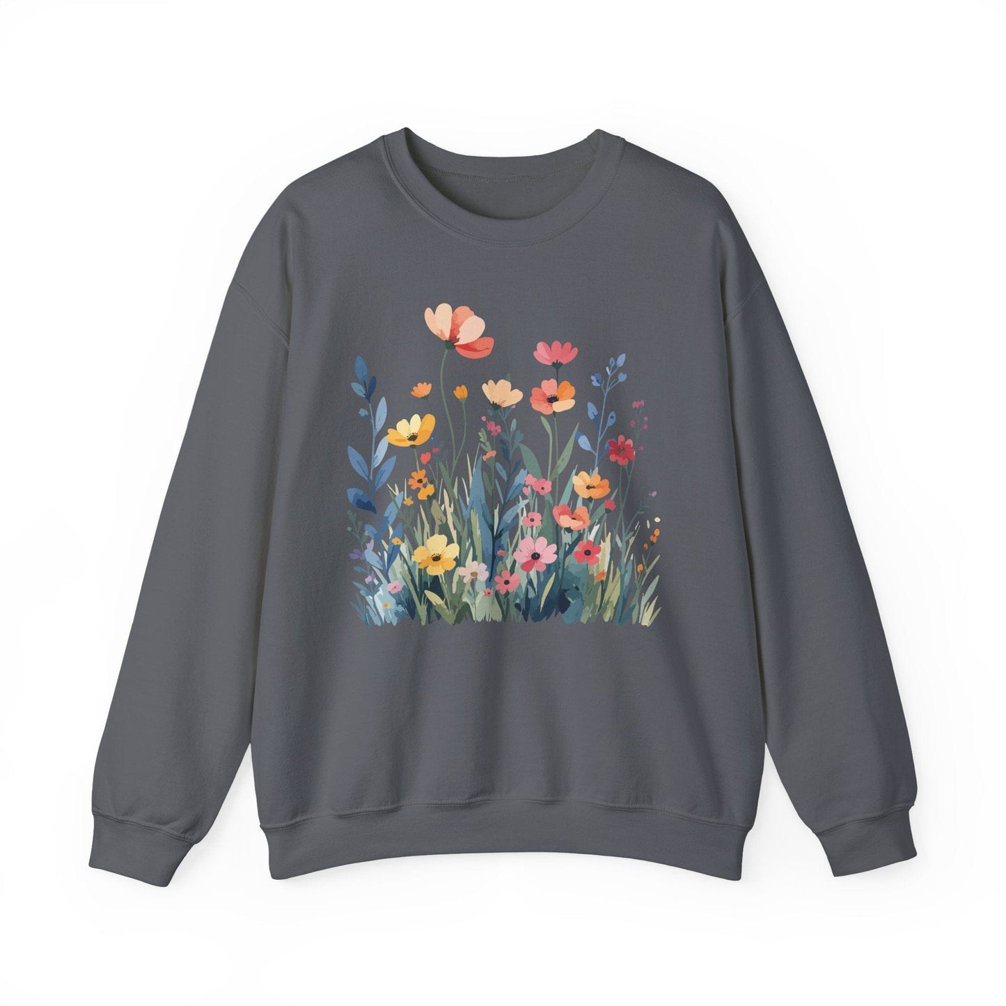 Wildflower Meadow Sweatshirt | Soft Spring Floral Design