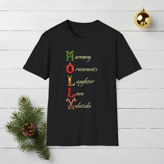 Holly T-Shirt — Holly Holiday Graphic Tee