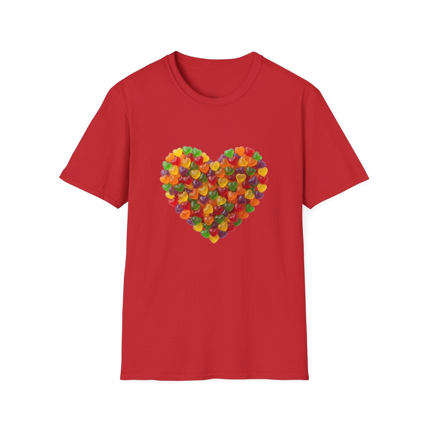 Candy Heart Love Shirt | Colorful Gummy Heart Valentine Tee
