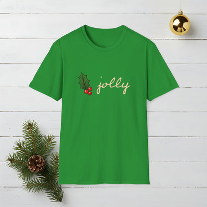 Holly Jolly T-Shirt — Holly Jolly Holiday Graphic Tee