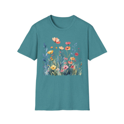 Wildflower Meadow t-shirt | Soft Spring Floral Design