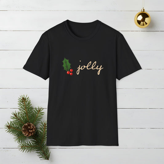 Holly Jolly T-Shirt — Holly Jolly Holiday Graphic Tee