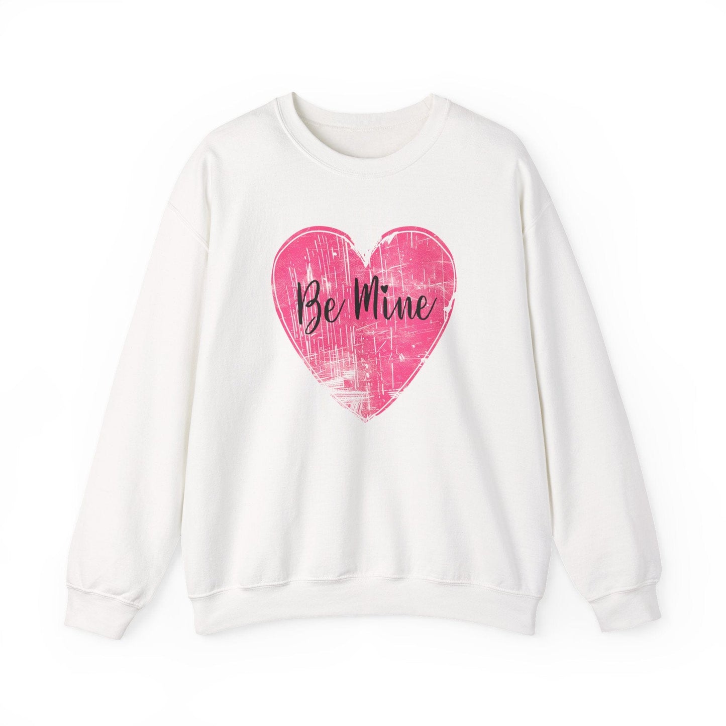 Be Mine Pink Heart Valentine Shirt | Vintage Love Graphic Sweatshirt