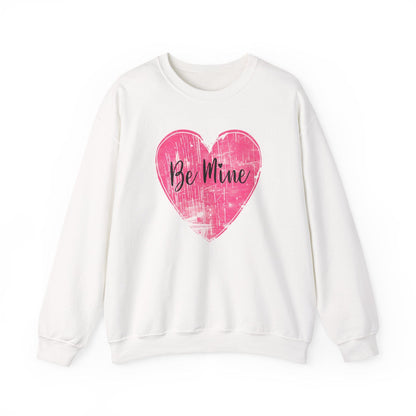 Be Mine Pink Heart Valentine Shirt | Vintage Love Graphic Sweatshirt