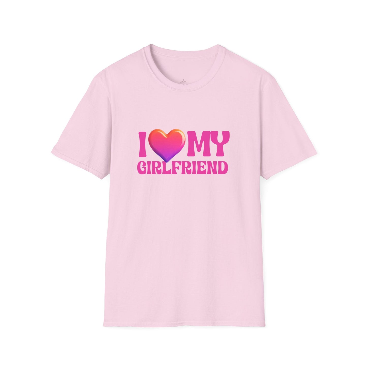 I Love My Girlfriend Valentine Shirt | Cute Heart Graphic Tee