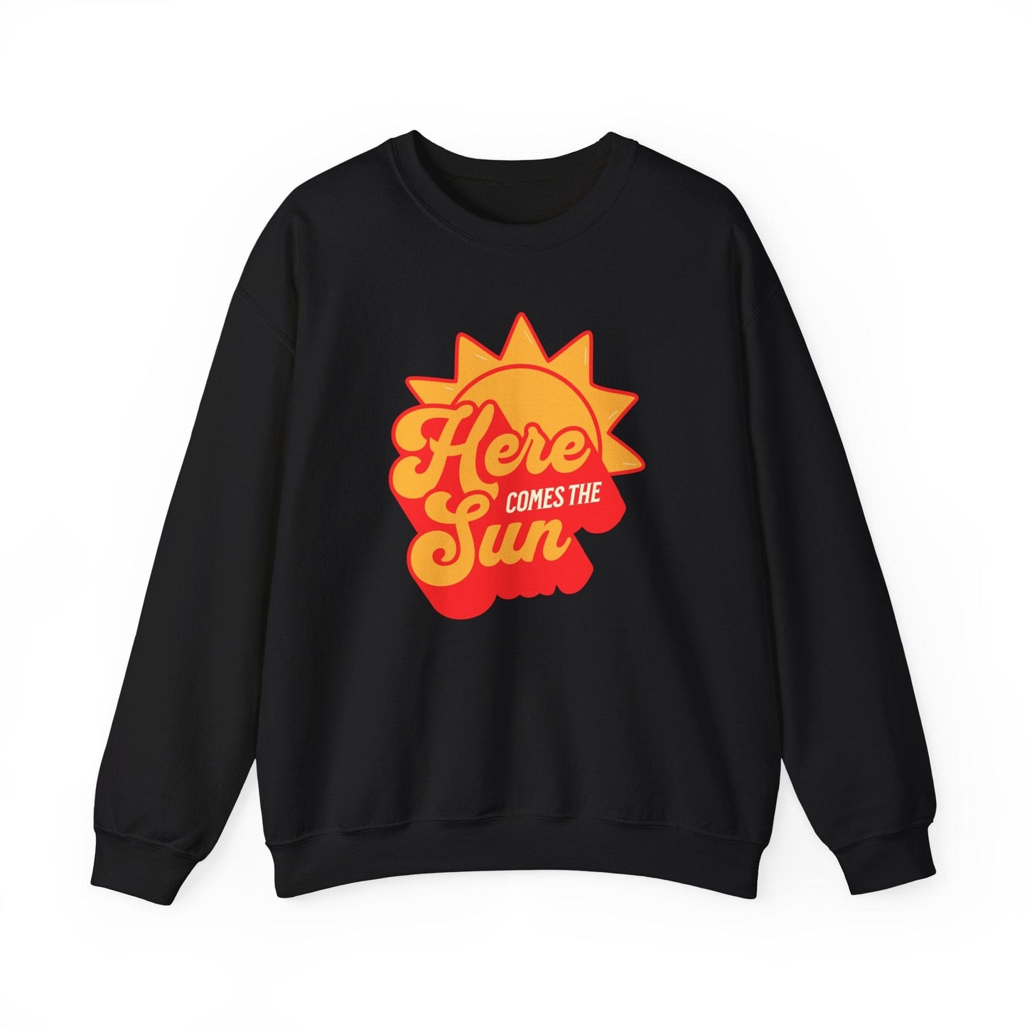 Here Comes the Sun – Retro Sunshine Sweatshirt