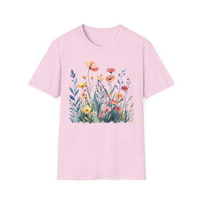 Wildflower Meadow t-shirt | Soft Spring Floral Design
