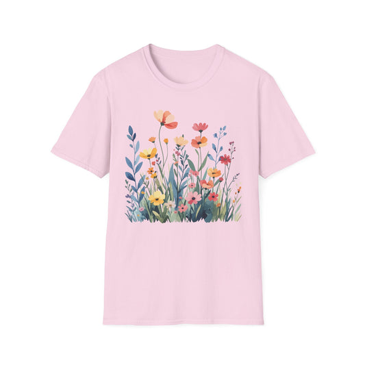 Wildflower Meadow t-shirt | Soft Spring Floral Design