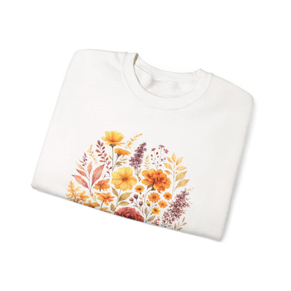 Soft Spring Floral Bouquet Shirt | Watercolor Wildflower Sweatshirt