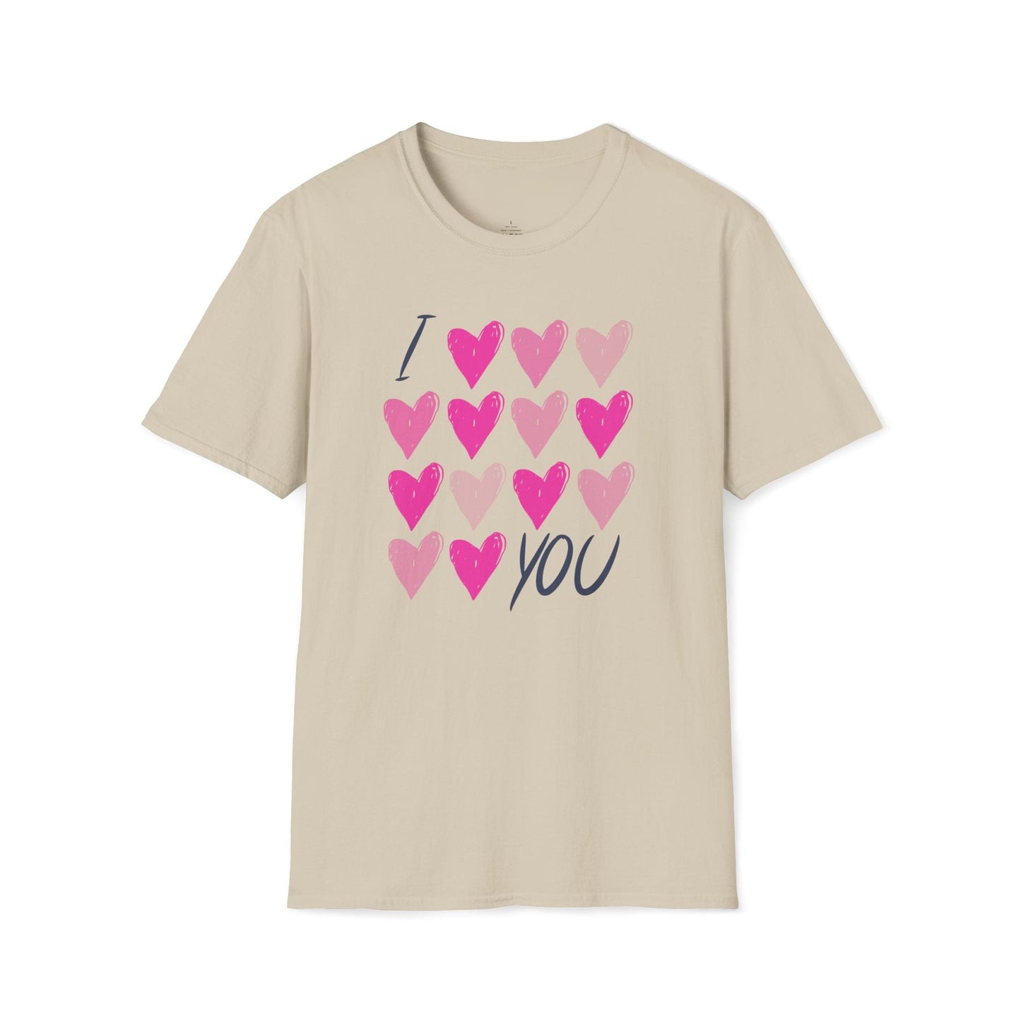 I Love, Love, Love You Hearts Shirt | Valentine Graphic Tee