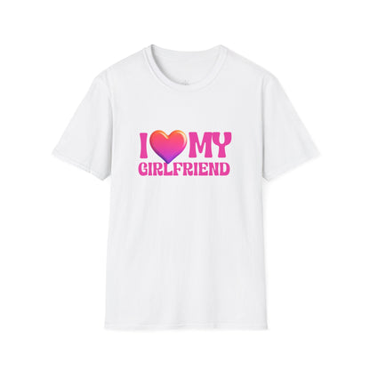 I Love My Girlfriend Valentine Shirt | Cute Heart Graphic Tee