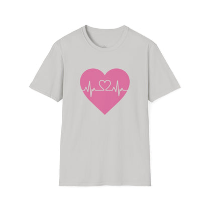 Heartbeat Love Valentine Shirt | Heart Pulse Graphic Tee