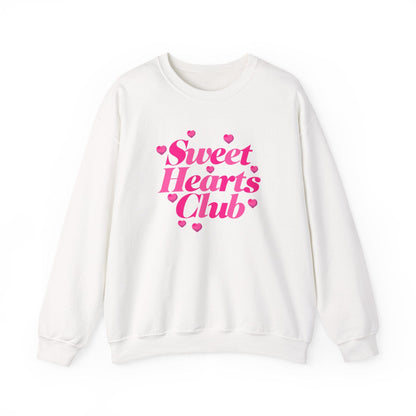 Sweet Hearts Club Valentine Shirt | Pink Love Sweatshirt