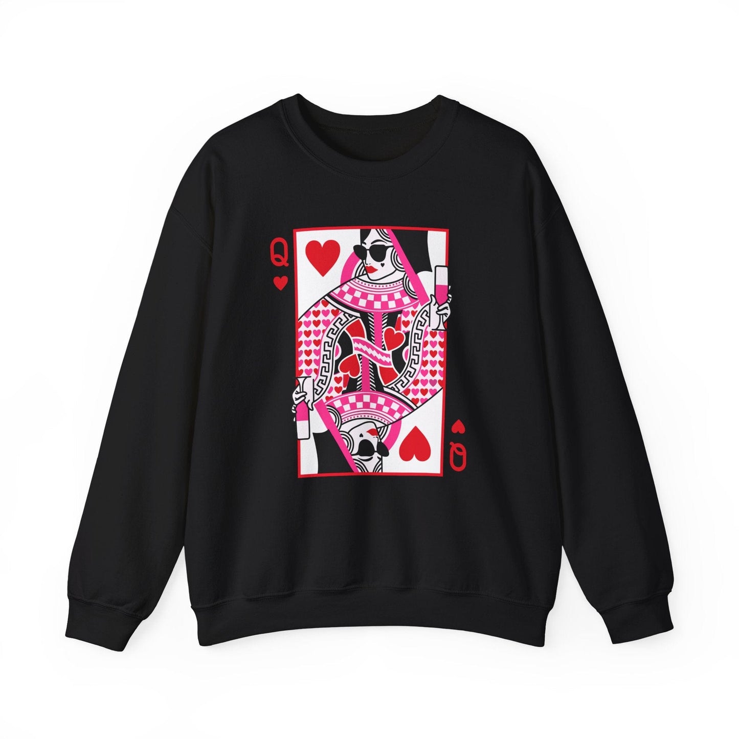 Queen of Hearts Valentine Shirt | Stylish Valentine Sweatshirt