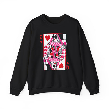 Queen of Hearts Valentine Shirt | Stylish Valentine Sweatshirt