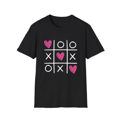 Tic Tac Love Valentine Shirt | XOXO Heart Game Tee