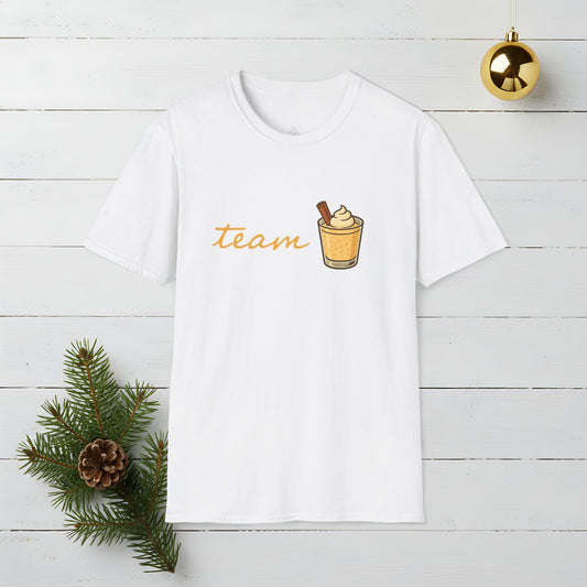 Team Eggnog T-Shirt — Team Eggnog Holiday Graphic Tee