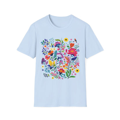 Bloom & Bright Spring Floral Shirt | Colorful Botanical Graphic Tee