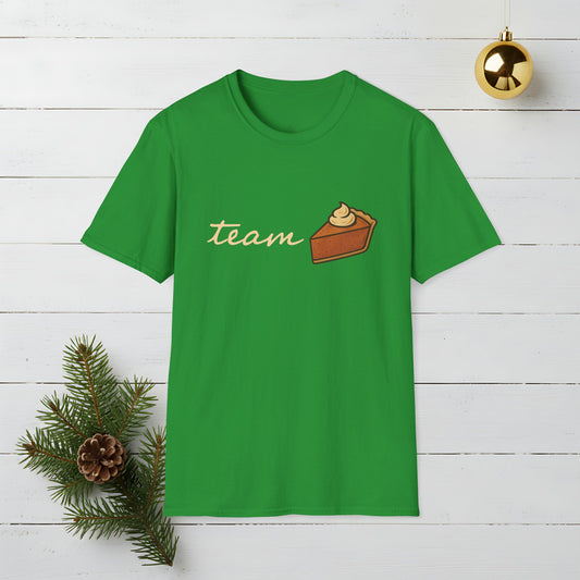 Team Pumpkin Pie T-Shirt — Team Pumpkin Pie Holiday Graphic Tee