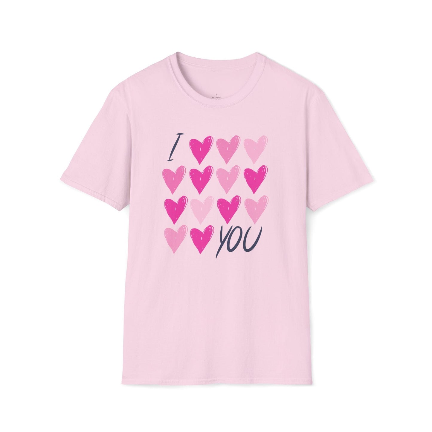 I Love, Love, Love You Hearts Shirt | Valentine Graphic Tee