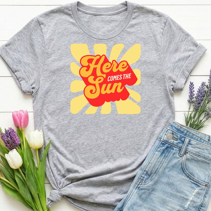 Here Comes the Sun – Retro Sunburst Tee