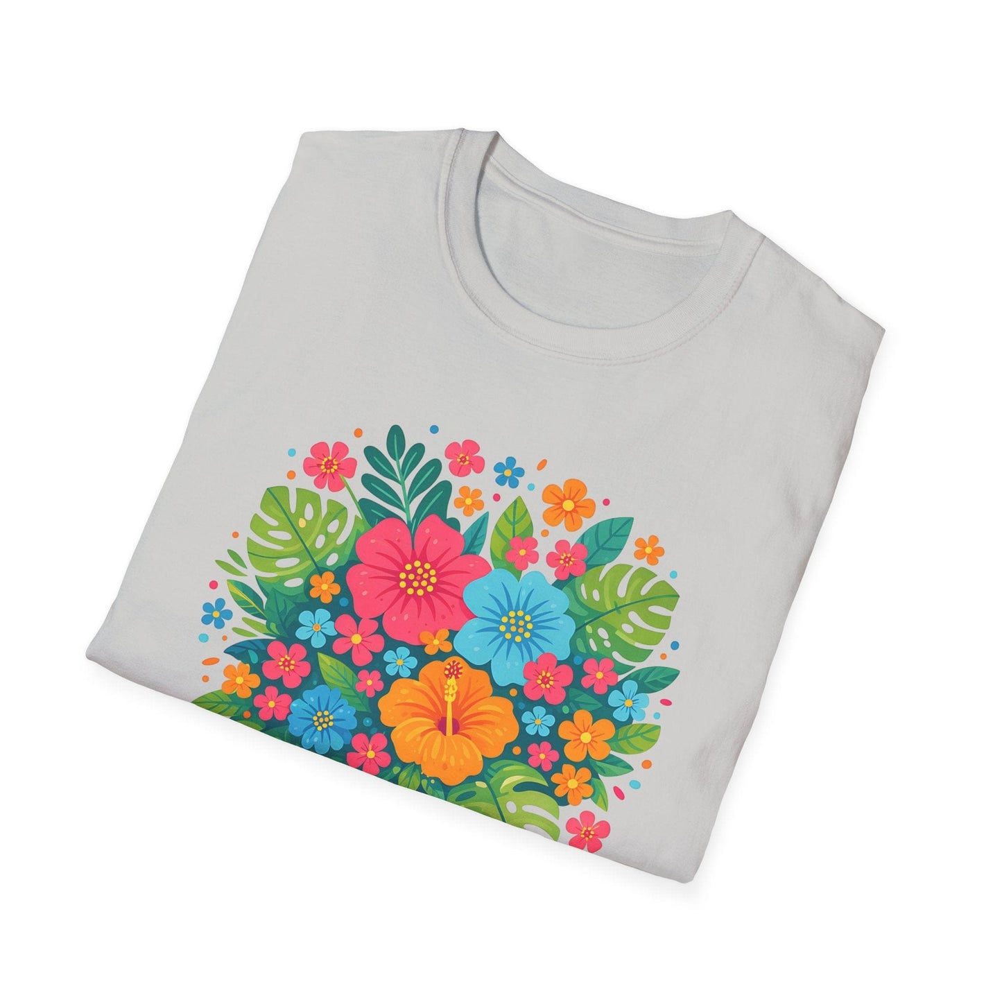 Tropical Bloom Floral Shirt | Bright Botanical Spring Design