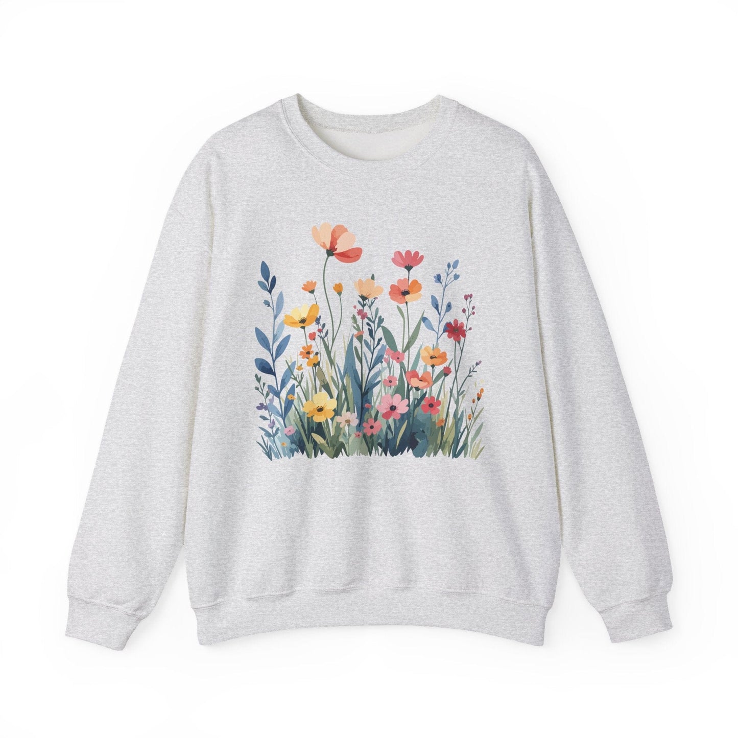 Wildflower Meadow Sweatshirt | Soft Spring Floral Design