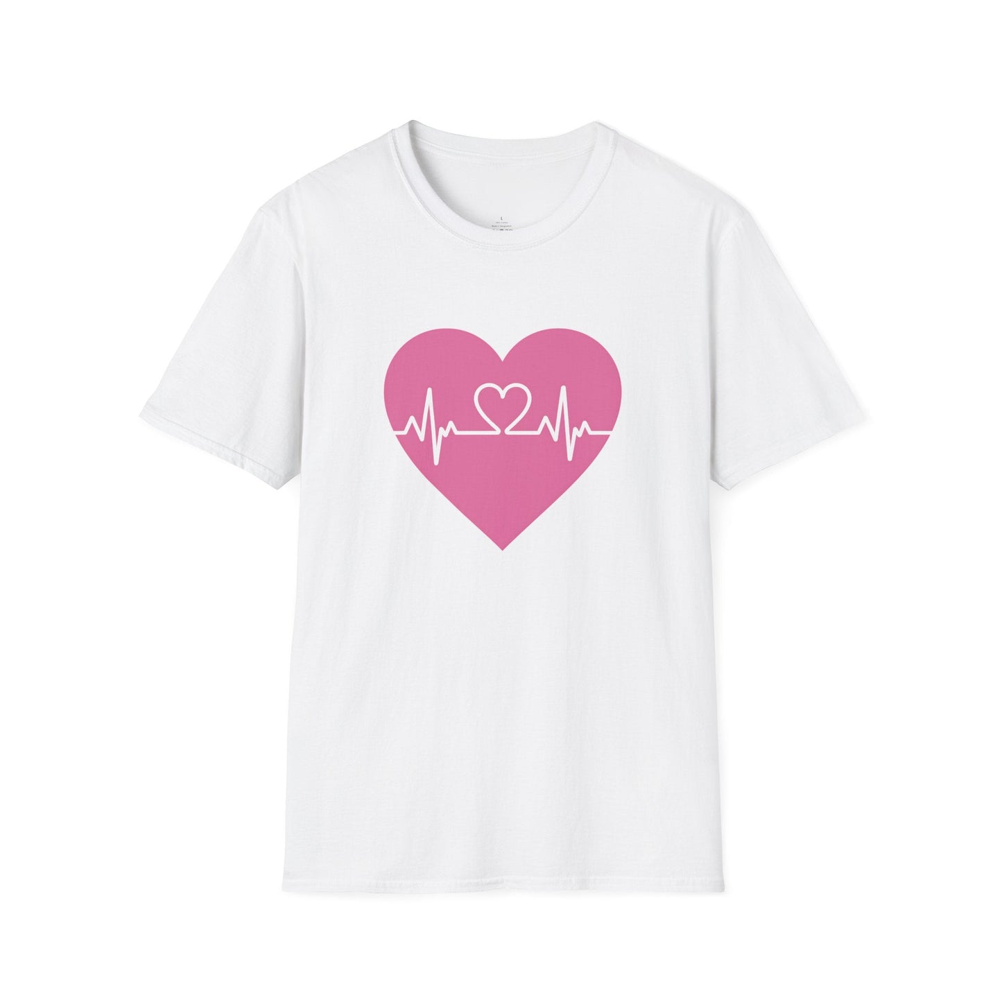 Heartbeat Love Valentine Shirt | Heart Pulse Graphic Tee