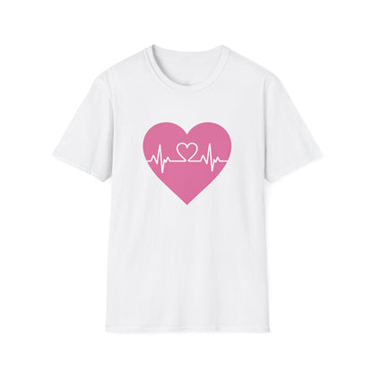 Heartbeat Love Valentine Shirt | Heart Pulse Graphic Tee