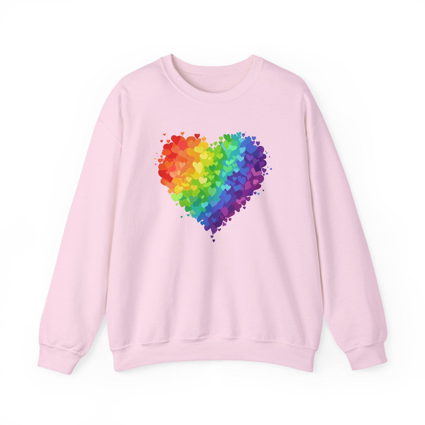 Rainbow Heart Love Shirt | Valentine Graphic Sweatshirt