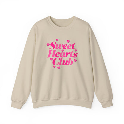 Sweet Hearts Club Valentine Shirt | Pink Love Sweatshirt