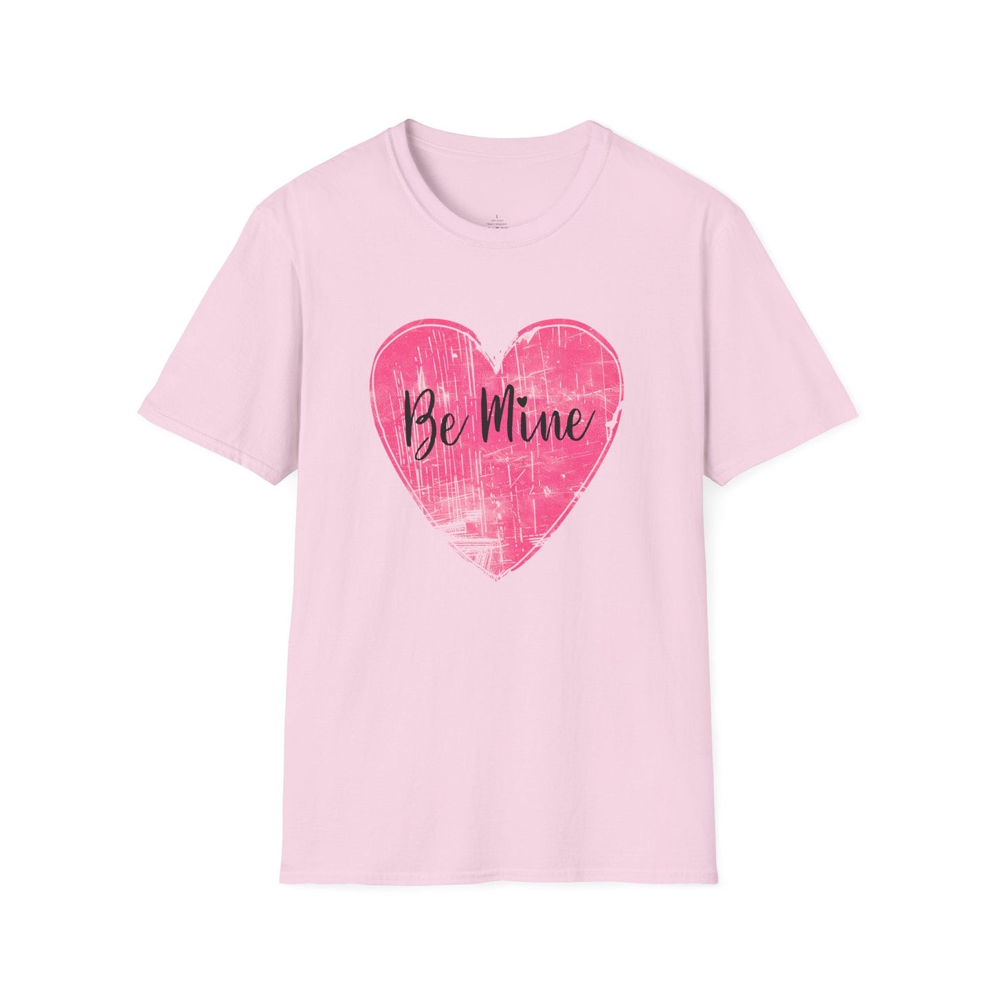 Be Mine Pink Heart Valentine Shirt | Vintage Love Graphic Tee