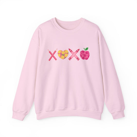 School XOXO Valentine Shirt | Teacher & Classroom Valentine Sweatshirt