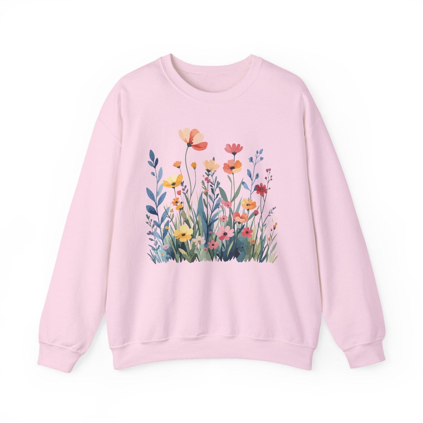 Wildflower Meadow Sweatshirt | Soft Spring Floral Design