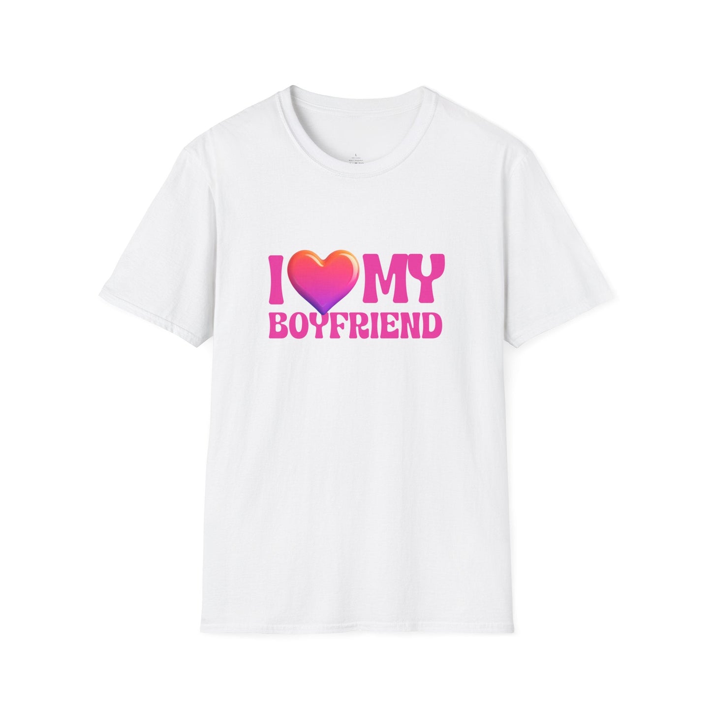 I Love My Boyfriend Valentine Shirt | Cute Heart Graphic Tee