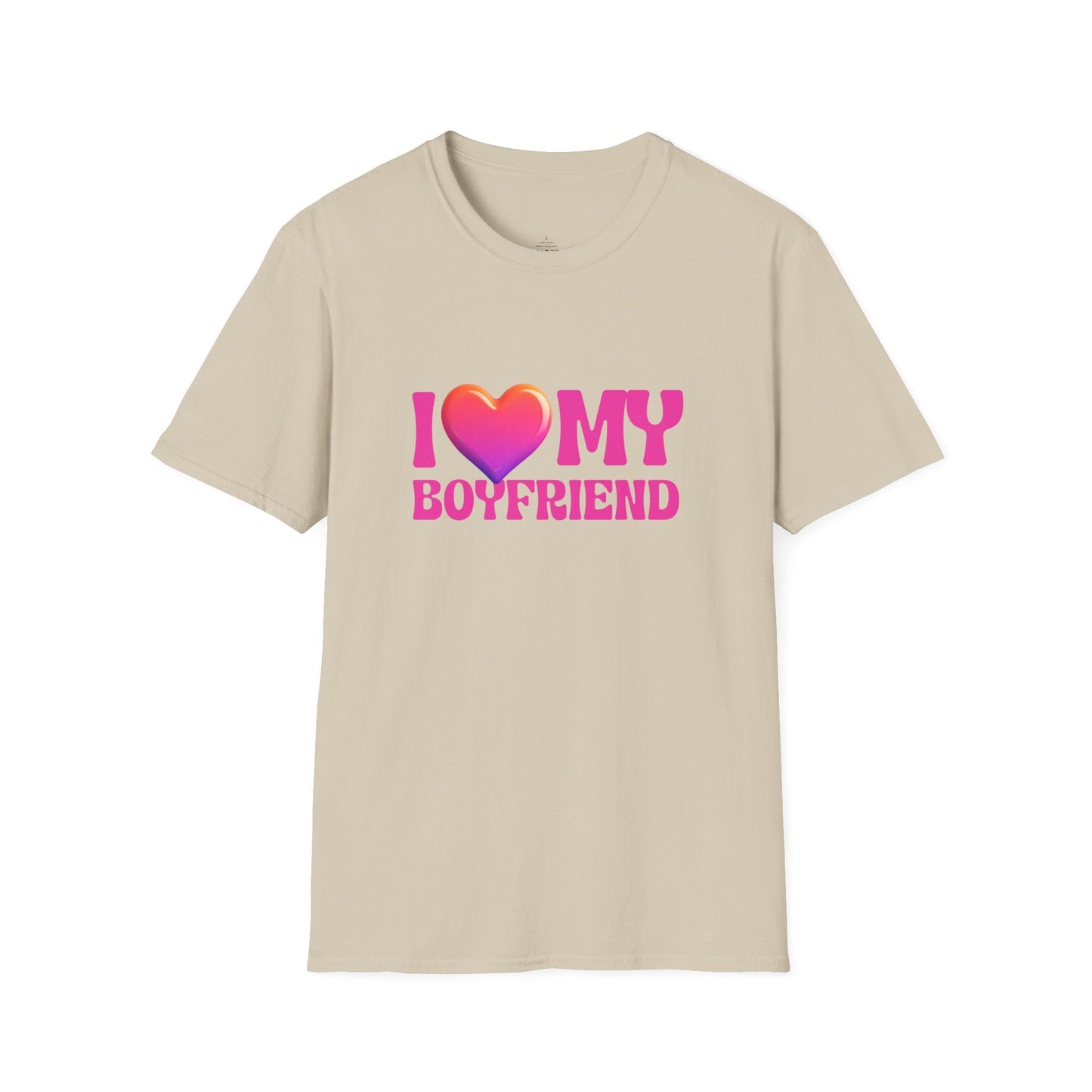 I Love My Boyfriend Valentine Shirt | Cute Heart Graphic Tee