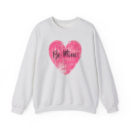 Be Mine Pink Heart Valentine Shirt | Vintage Love Graphic Sweatshirt