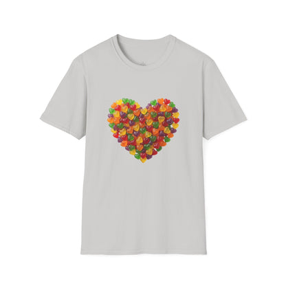Candy Heart Love Shirt | Colorful Gummy Heart Valentine Tee
