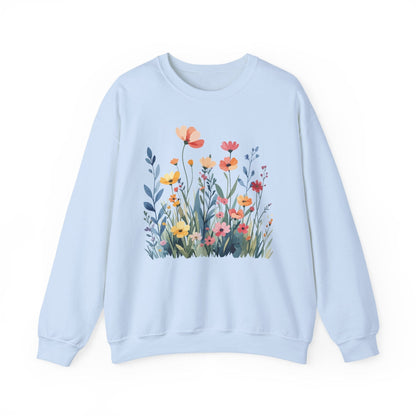 Wildflower Meadow Sweatshirt | Soft Spring Floral Design