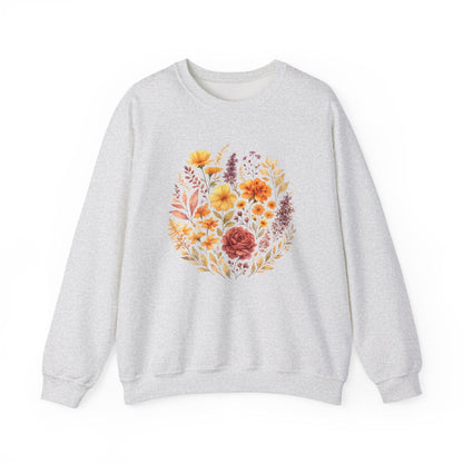 Soft Spring Floral Bouquet Shirt | Watercolor Wildflower Sweatshirt