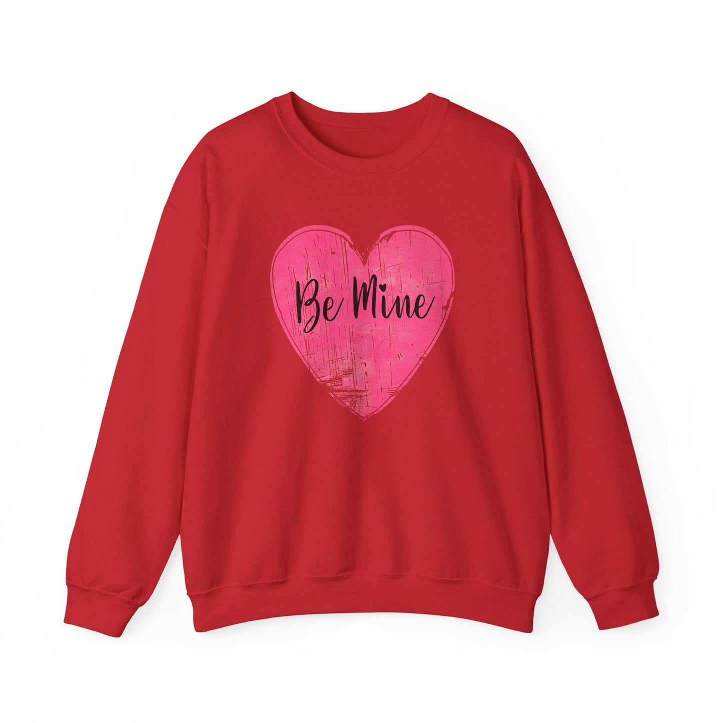Be Mine Pink Heart Valentine Shirt | Vintage Love Graphic Sweatshirt