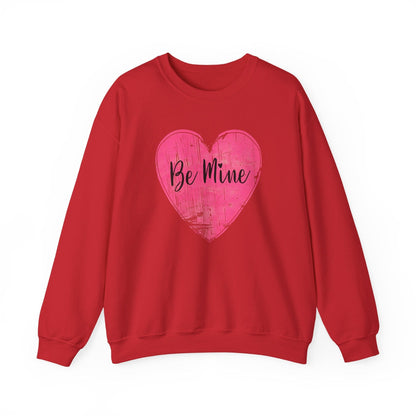 Be Mine Pink Heart Valentine Shirt | Vintage Love Graphic Sweatshirt