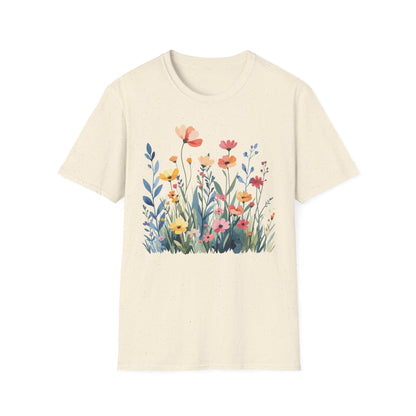 Wildflower Meadow t-shirt | Soft Spring Floral Design