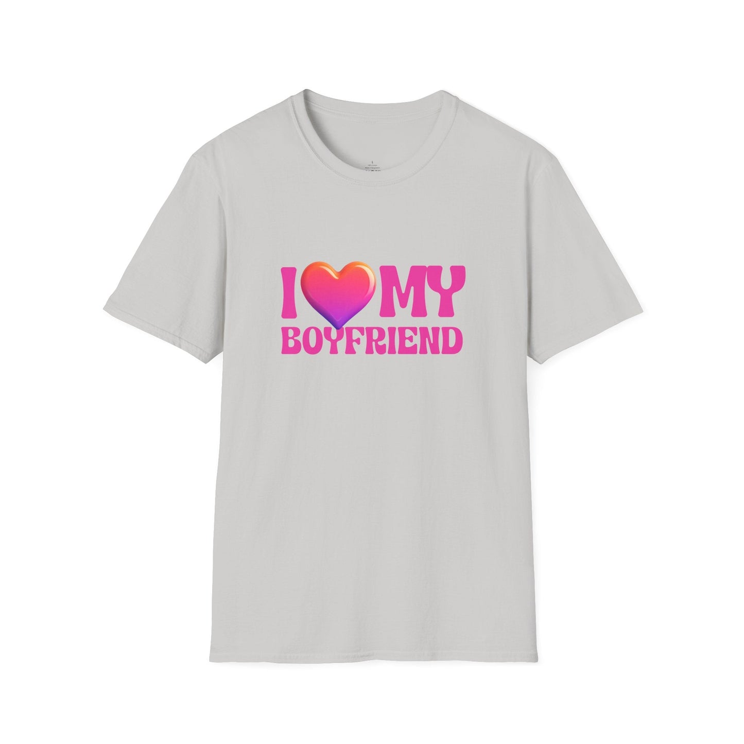 I Love My Boyfriend Valentine Shirt | Cute Heart Graphic Tee