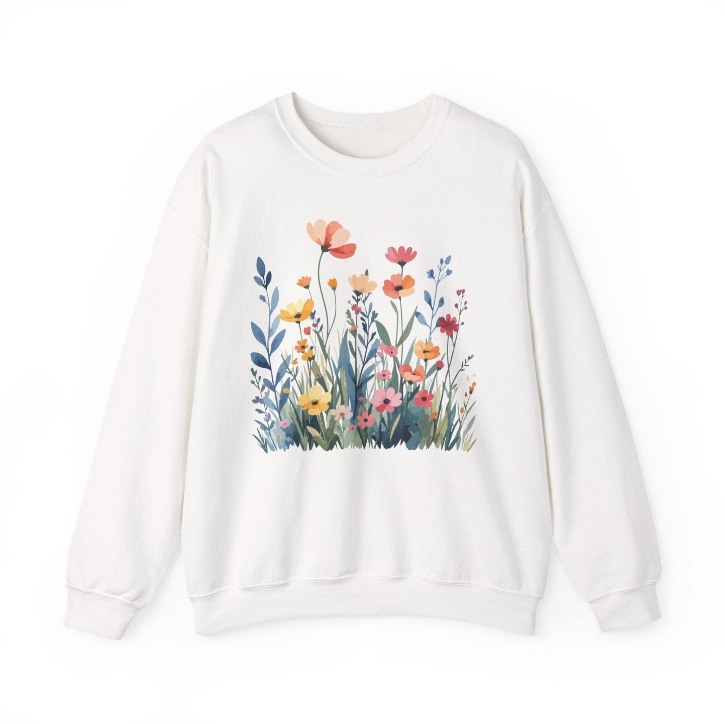 Wildflower Meadow Sweatshirt | Soft Spring Floral Design